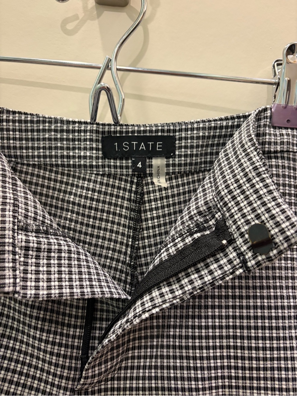 1. State Gingham Ruffled Shorts - Picture 4 of 4